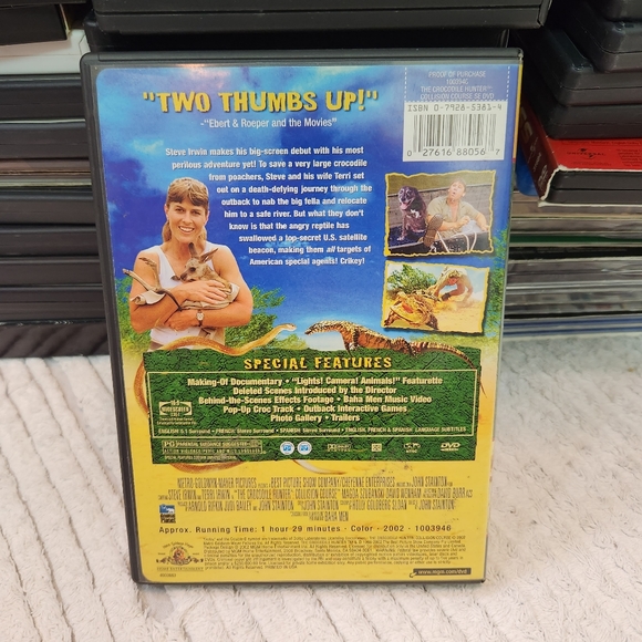 🎬3/15 The Crocodile Hunter Collision Course DVD - Picture 4 of 4